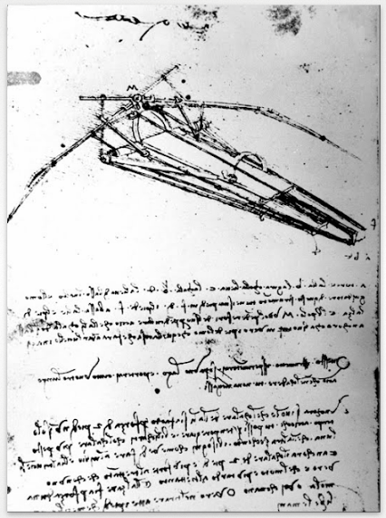 Leonardo's First Hang Glider Design.png