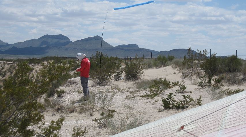 Steve C. monitoring the wind..JPG